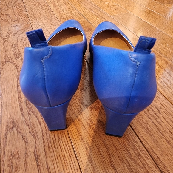 Dr. Liza ocean blue sneaker pumps sz 10M - Picture 7 of 11